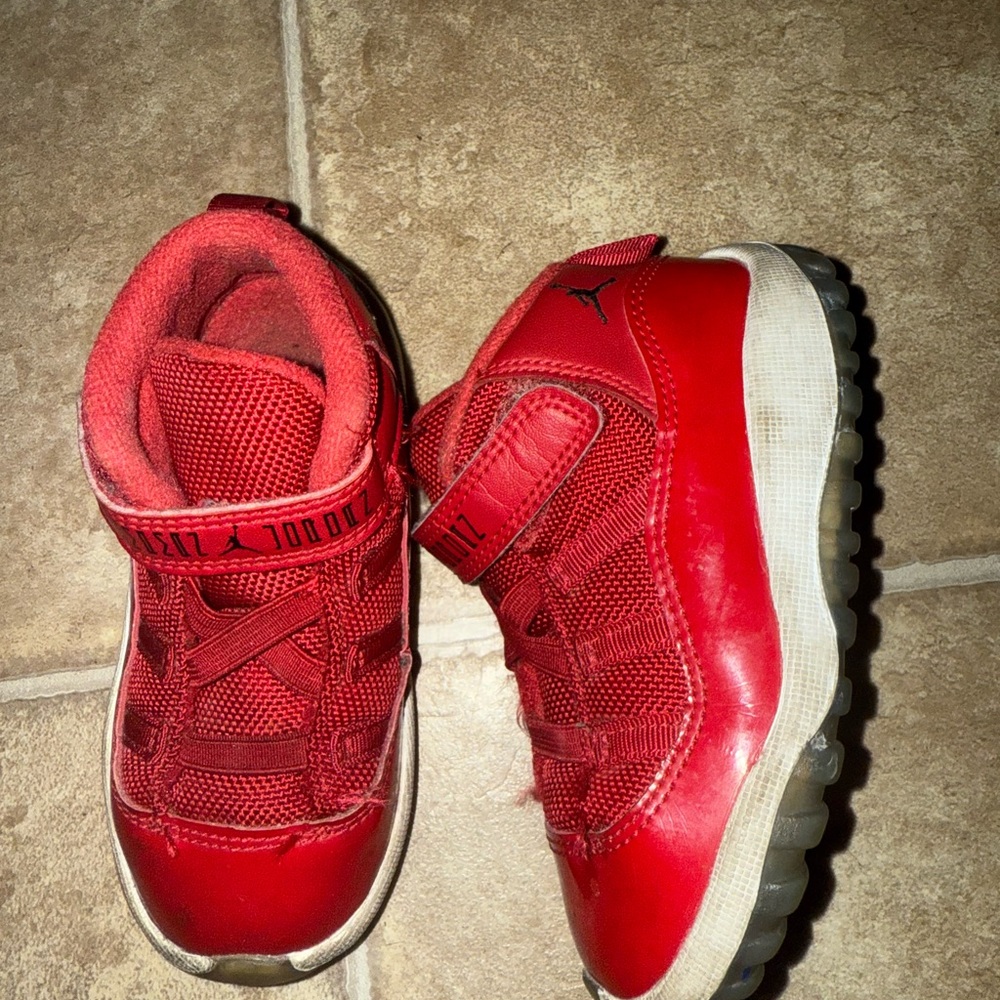Kids Red Athletic Shoes